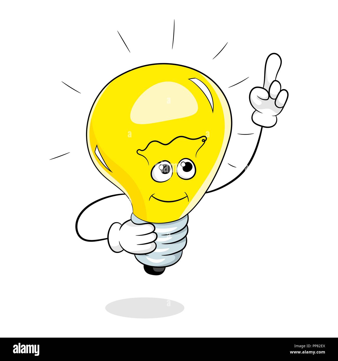 ampoule de feu ont idee concept personnage cartoon style vector illustration pp82ex
