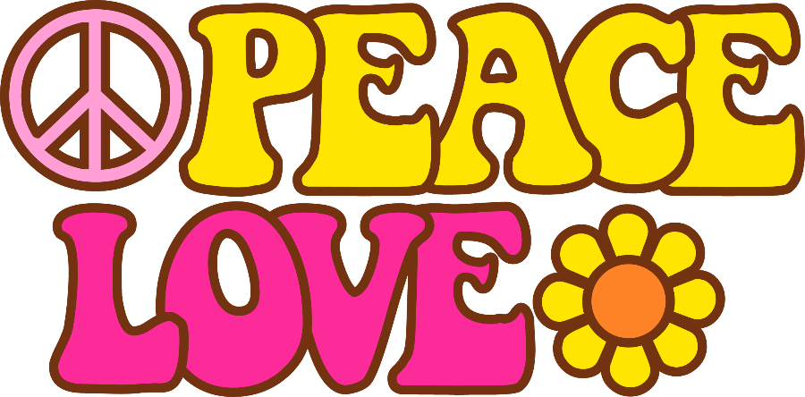 hippie clipart loved 5